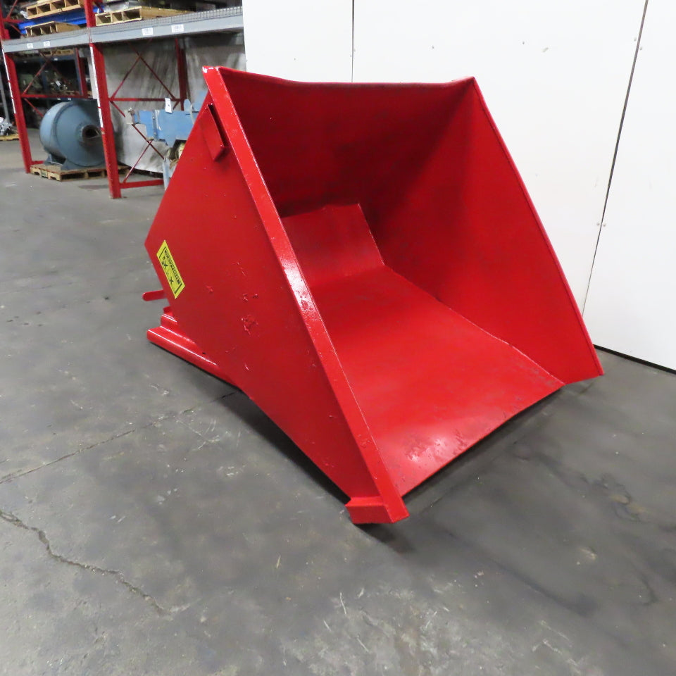 1-1/2 Cu/Yd Self Dumping Trash Scrap Hopper