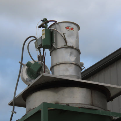 MAC Bulk Powder Material Feed Auger Dust Extractor Unit 180VDC