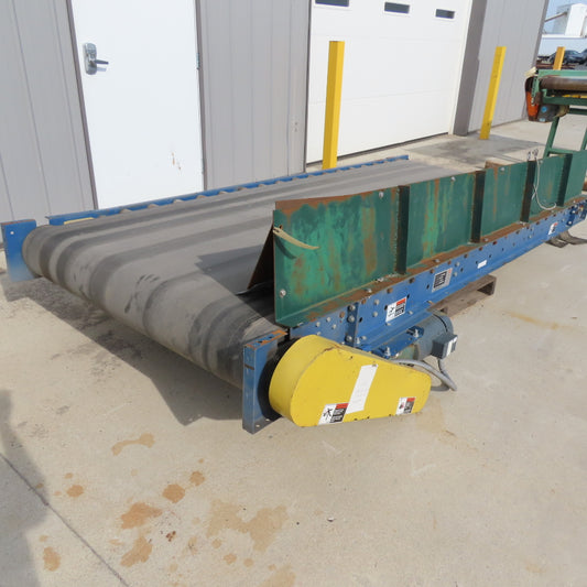 Versa 54" Wide Roller Bed Conveyor 28FPM 208-230/460V 126" OAL
