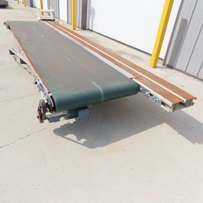31" Wide Slide Bed Conveyor 480V 3Ph 154" Long