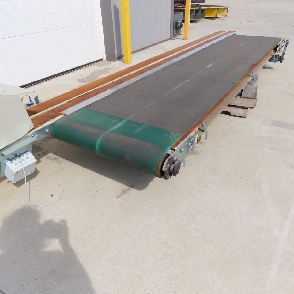 31" Wide Slide Bed Conveyor 480V 3Ph 154" Long