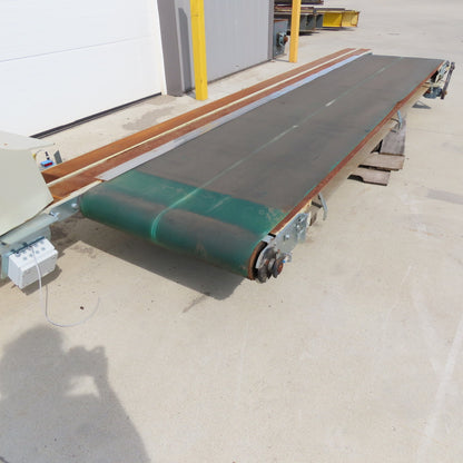 31" Wide Slide Bed Conveyor 480V 3Ph 154" Long