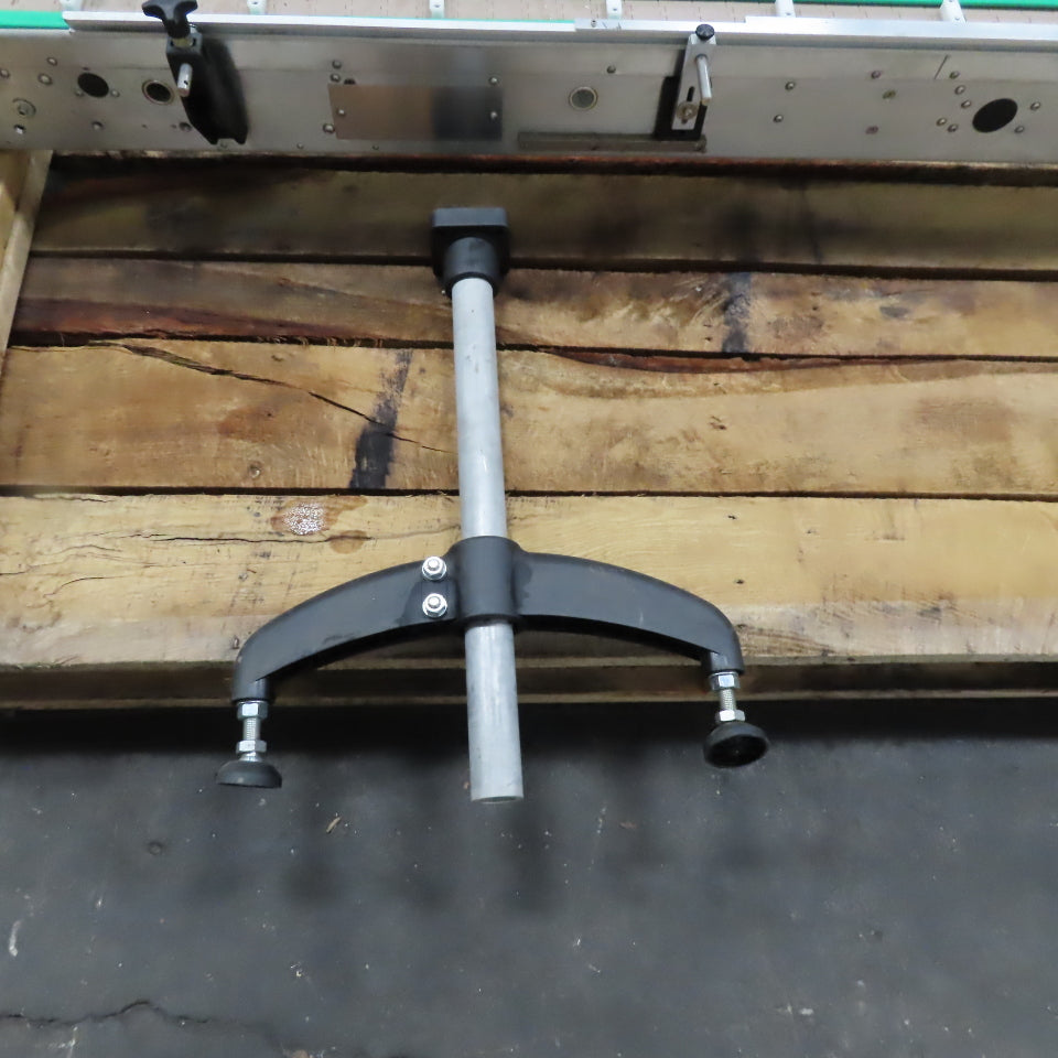 3-1/2" W Table Top Cleated Chain Conveyor 122" Bed Length 70FPM