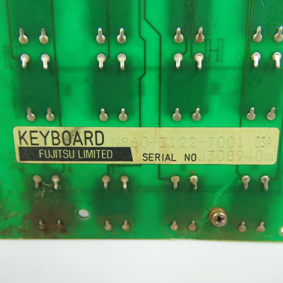 Fujitsu N860-3122-T001 CNC Operator Panel Keyboard PCB Board