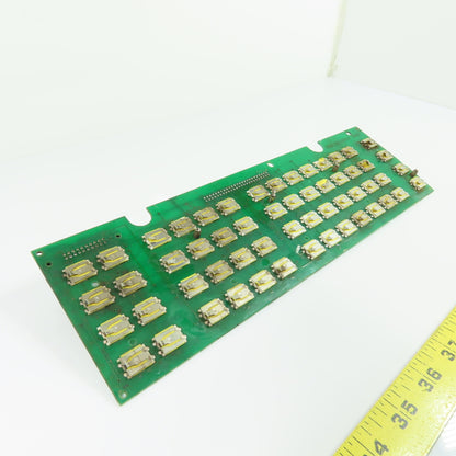 Fujitsu N860-3122-T001 CNC Operator Panel Keyboard PCB Board