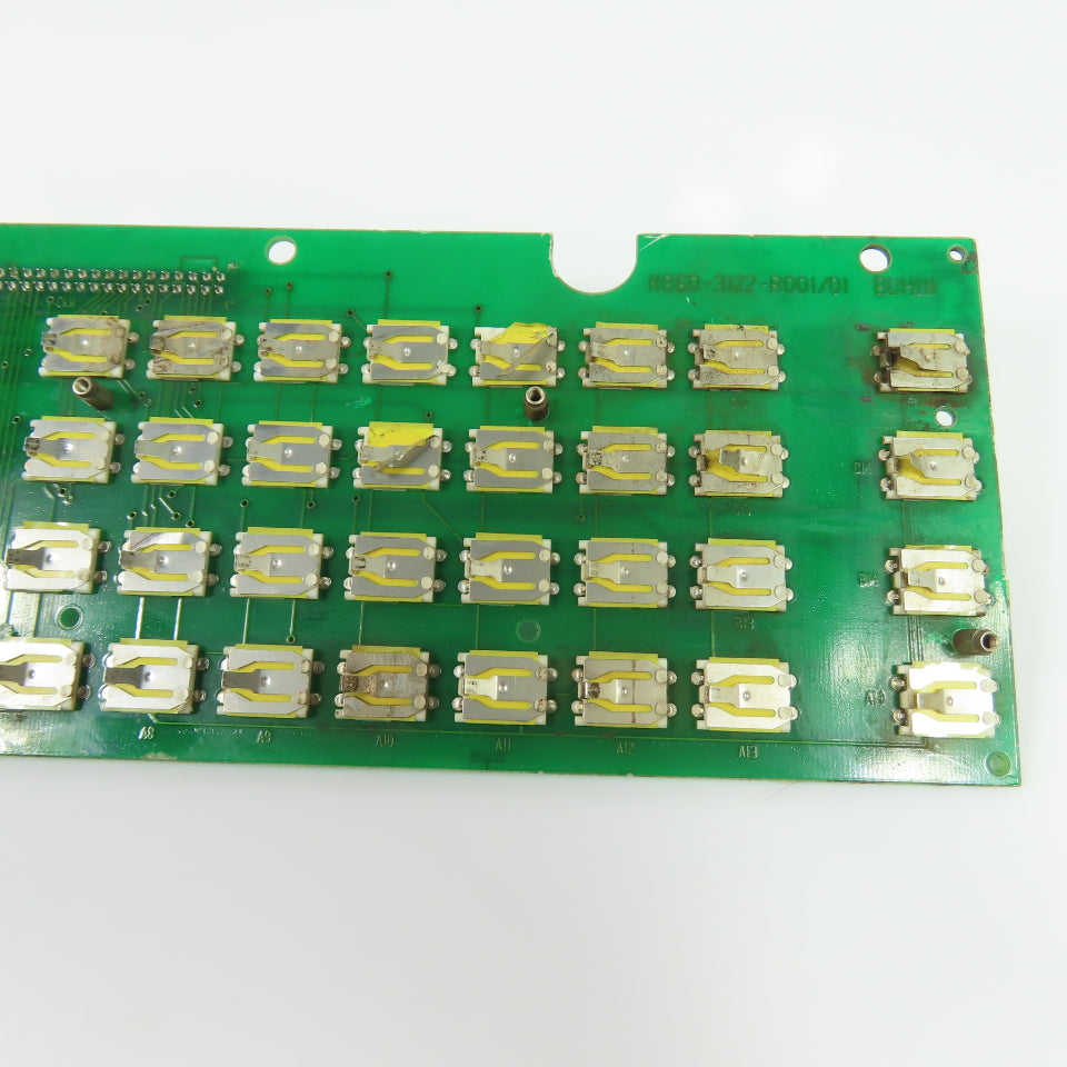 Fujitsu N860-3122-T001 CNC Operator Panel Keyboard PCB Board