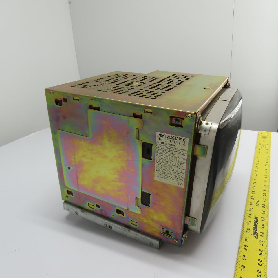 Hitachi A61L-0001-0074#A 14" Color CRT CNC Display Operator Control HMI 200V