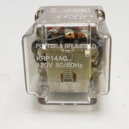 Potter & Brumfield KRP-14AG-120 120V 10A General Purpose 8-Pin Octal Base Relay