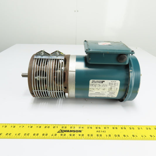 Reliance P56H1337H 3/4HP AC Electric Motor 230/460V 3Ph FB56C Frame W/Clutch
