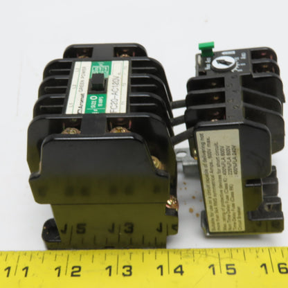 Aromat FC20-AC120V Size 0 18A Motor Starter 120VAC Coil 7.5-10A Overload 3Ph