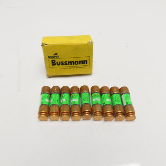 Bussmann FRN-R-5 5A 250V Fusetron Dual Element Time Delay RK5 Fuses Lot of 9