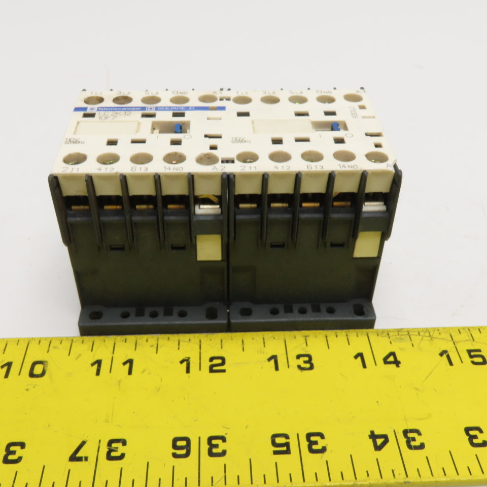 Square D LC2K12 10F7 110V 20A 10HP Reversing Contactor Assembly
