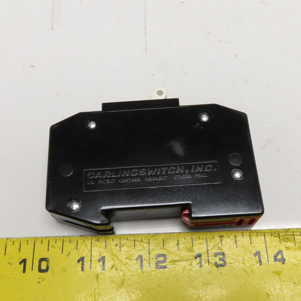 Carling DA1-B0-44-615-111-D 15A 250VAC 1-Pole Magnetic Circuit Breaker