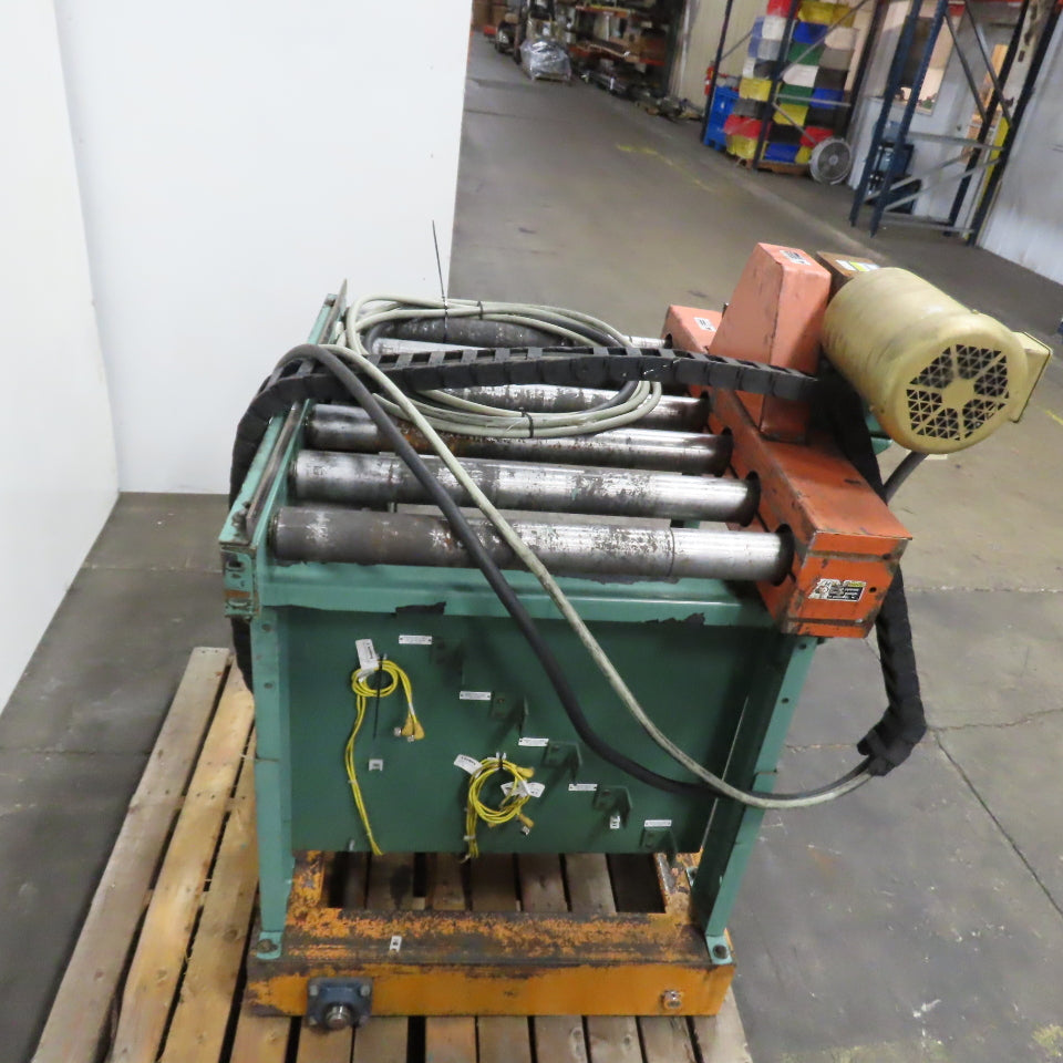 36"L x 25-3/4" Bed Width Power Roller Conveyor 0.5HP 230/460V 3Ph