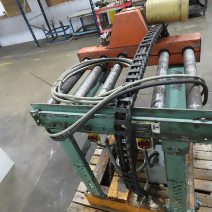 36"L x 25-3/4" Bed Width Power Roller Conveyor 0.5HP 230/460V 3Ph