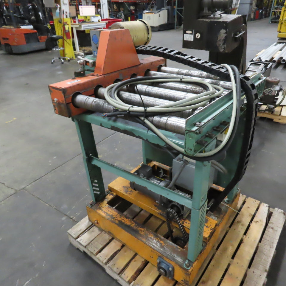 36"L x 25-3/4" Bed Width Power Roller Conveyor 0.5HP 230/460V 3Ph
