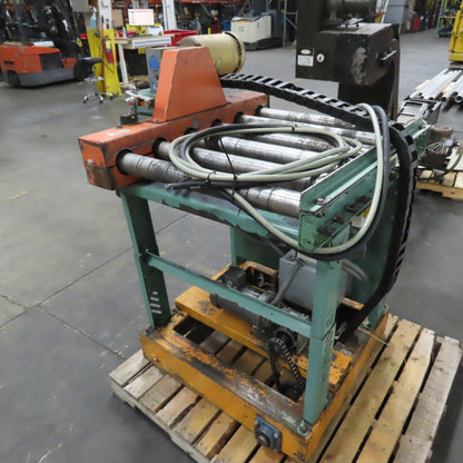 36"L x 25-3/4" Bed Width Power Roller Conveyor 0.5HP 230/460V 3Ph