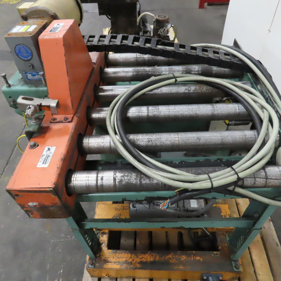 36"L x 25-3/4" Bed Width Power Roller Conveyor 0.5HP 230/460V 3Ph