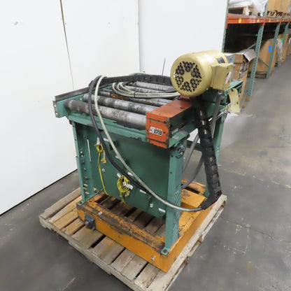 36"L x 25-3/4" Bed Width Power Roller Conveyor 0.5HP 230/460V 3Ph