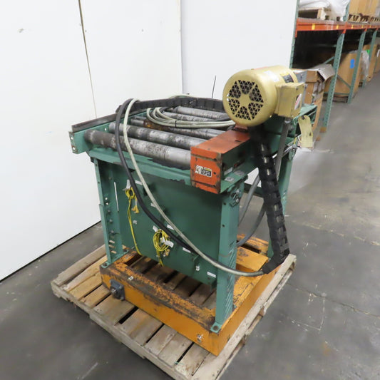 36"L x 25-3/4" Bed Width Power Roller Conveyor 0.5HP 230/460V 3Ph