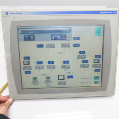 Allen-Bradley 2711P-T15C6A1 PanelView Plus 1500 Color Touch HMI 100-240 VAC