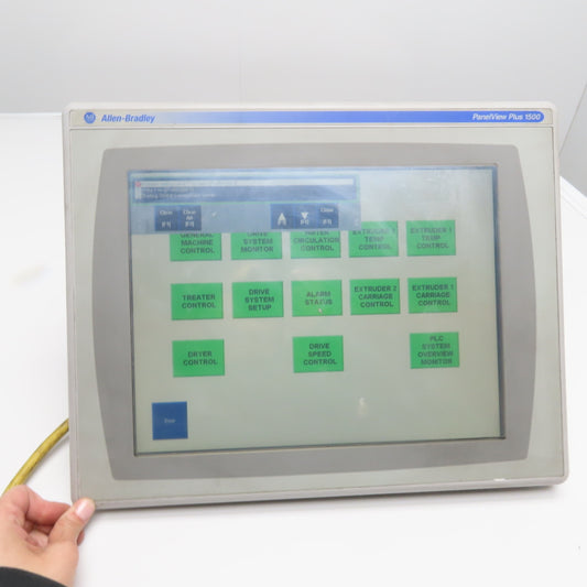 Allen-Bradley 2711P-T15C6A1 PanelView Plus 1500 Color Touch HMI 100-240 VAC