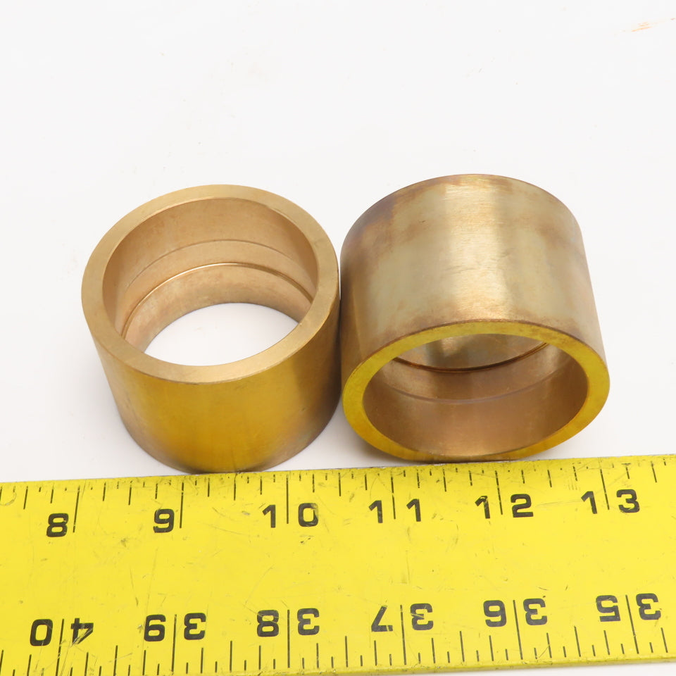 50mm ID x 60mm OD Brass Wear Bearing Bushing 42mm Tall Lot Of 2