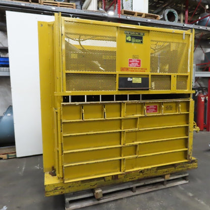 Harmony Enterprises V72HS 42" x 72" Vertical Baler 20HP 208-230/460V 3Ph Tested