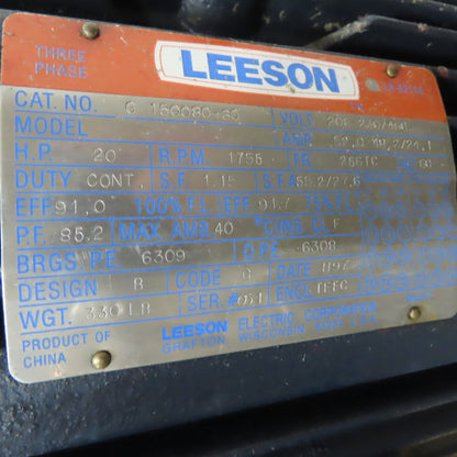 Harmony Enterprises V72HS 42" x 72" Vertical Baler 20HP 208-230/460V 3Ph Tested