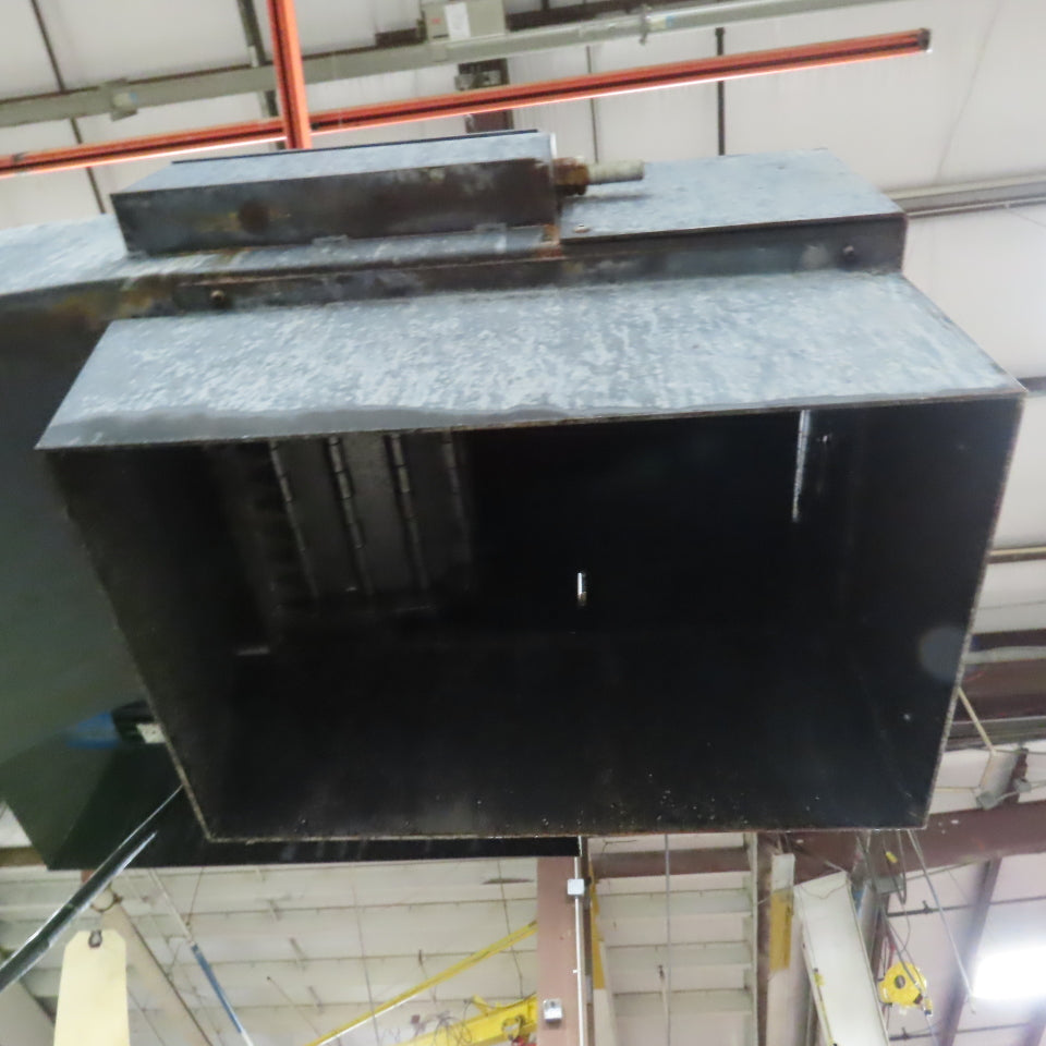 Tecnimetal 10" W Belt Incline Chip Conveyor 400V 3Ph 8FPM W/ Coolant Recovery