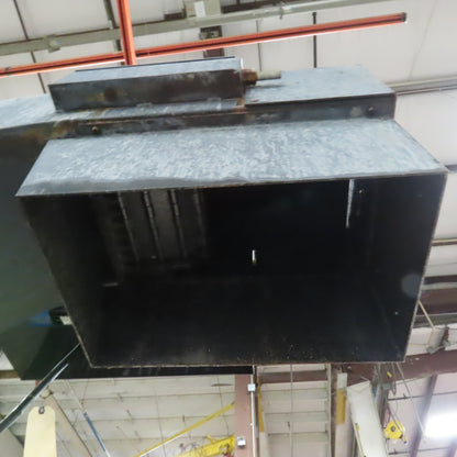 Tecnimetal 10" W Belt Incline Chip Conveyor 400V 3Ph 8FPM W/ Coolant Recovery