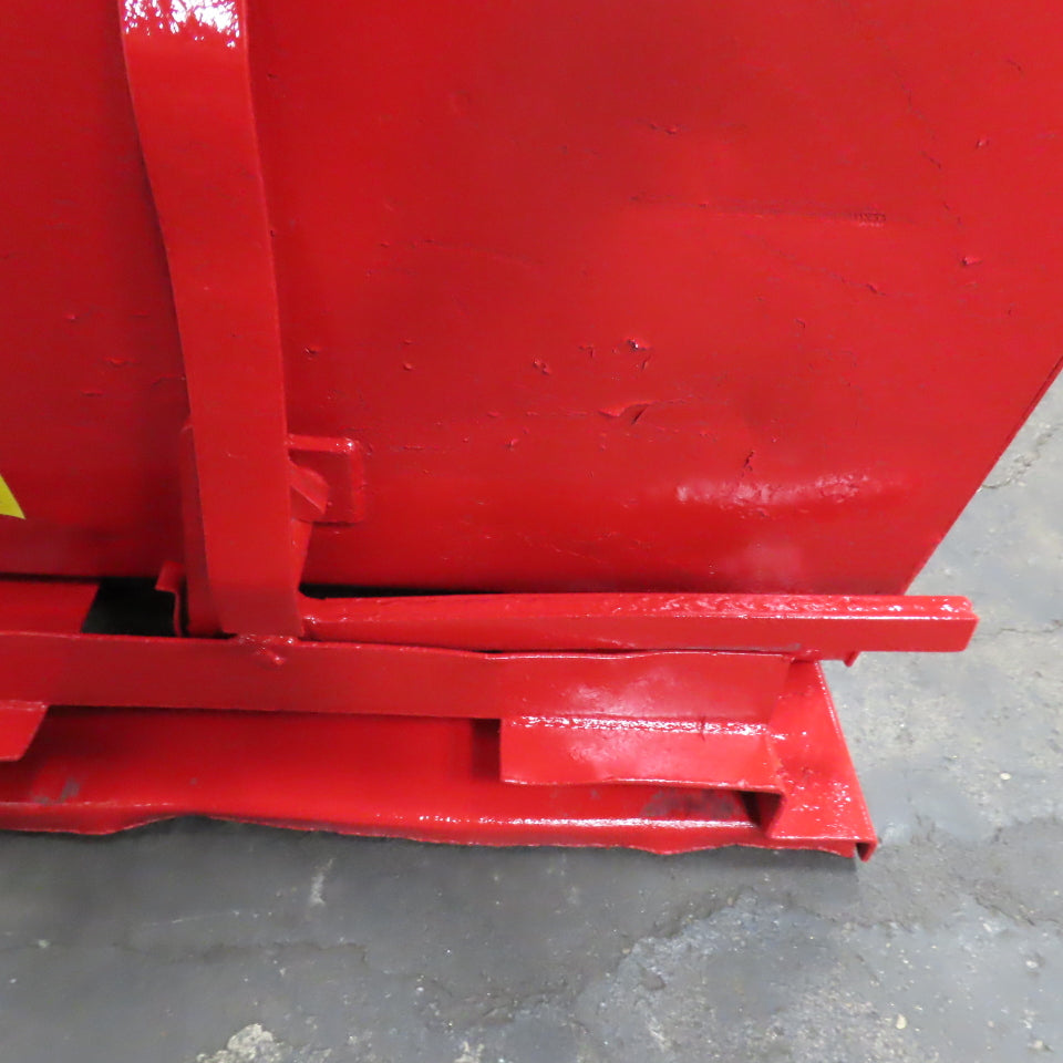1 CU Yard Self Dumping Trash Scrap Recycling Hopper 59" x 35" x 34"