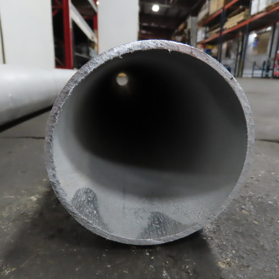 4" Aluminum Pneumatic Powder Conveying Line Pipe 418" Total 4 Pieces