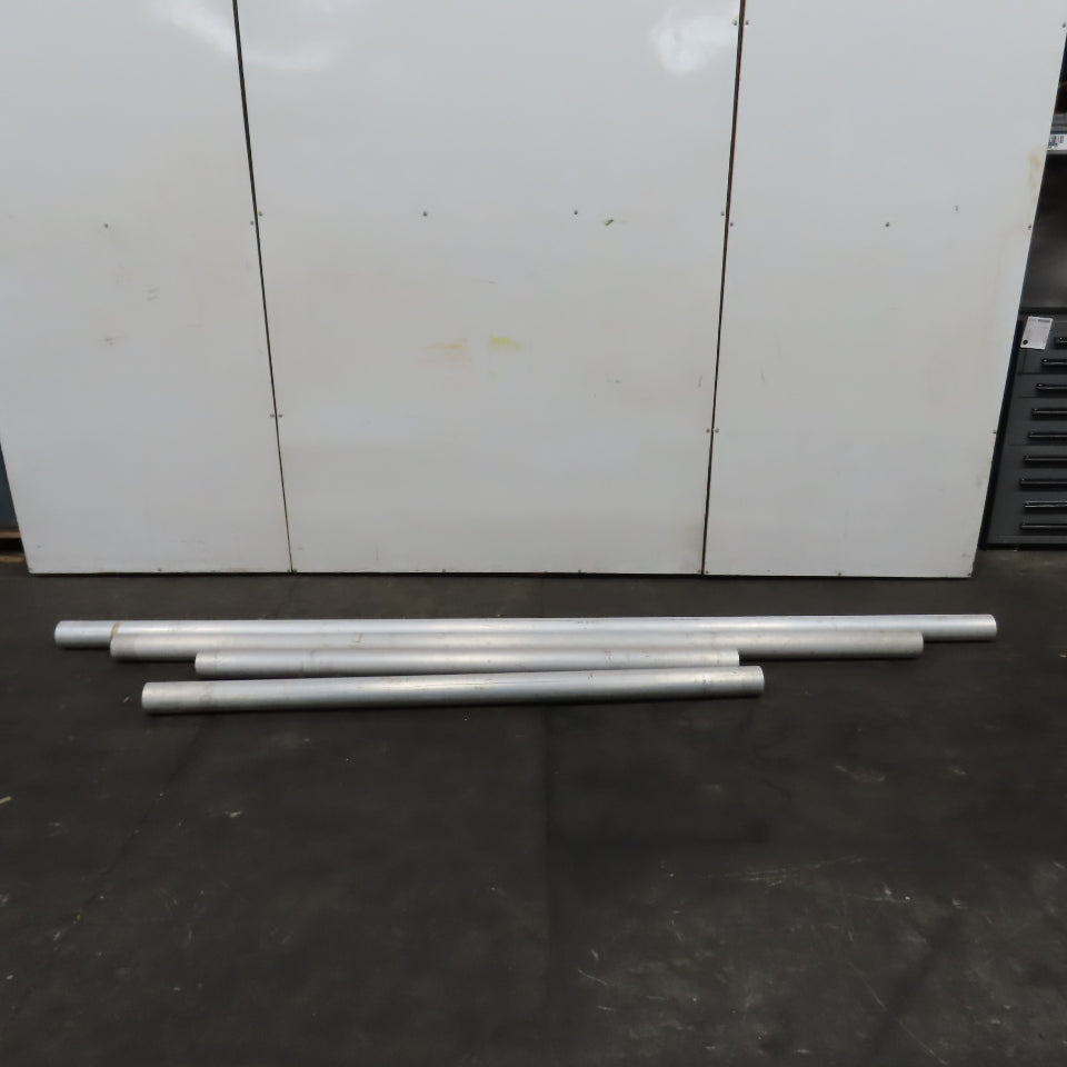 4" Aluminum Pneumatic Powder Conveying Line Pipe 418" Total 4 Pieces