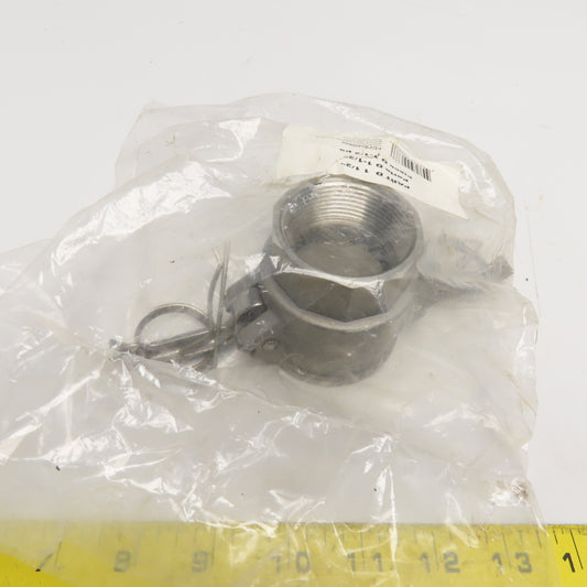 Fastenal 0400686 Type D Stainless Steel Cam Lock Coupler 1 1/2" Female NPT