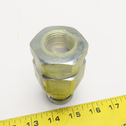 Parker FF-GP-16-16N-NPT Flat Face Hydraulic Quick Disconnect Nipple 1" FNPT