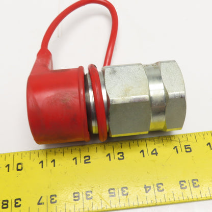 Parker FF-GP-16-16N-NPT Flat Face Hydraulic Quick Disconnect Nipple 1" FNPT