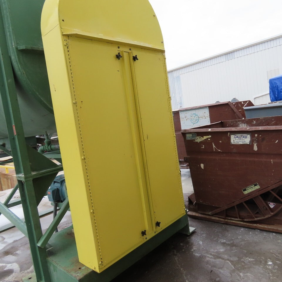 Paul O. Abbe 165CU FT Ribbon Mixer Blender Stainless 30HP 3PH W/ MAC Dust Filter