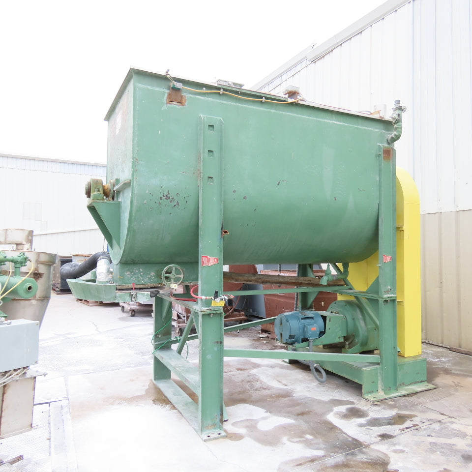 Paul O. Abbe 165CU FT Ribbon Mixer Blender Stainless 30HP 3PH W/ MAC Dust Filter