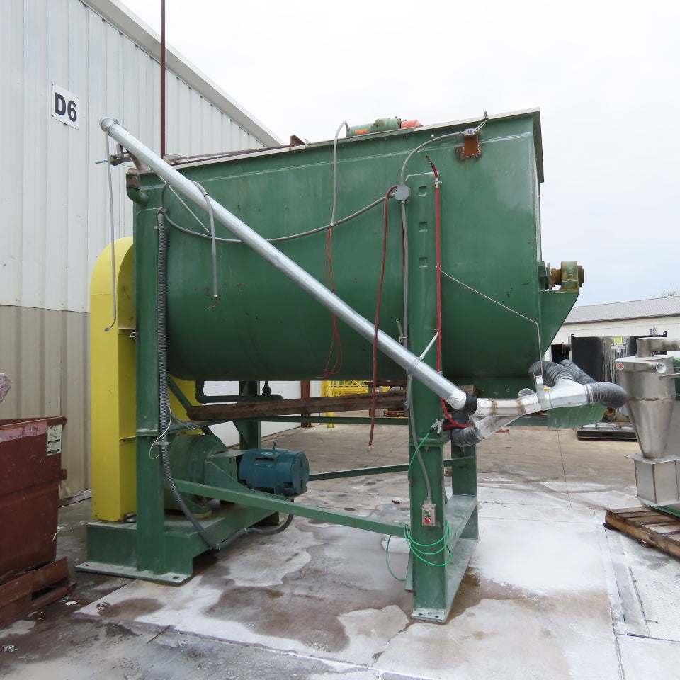 Paul O. Abbe 165CU FT Ribbon Mixer Blender Stainless 30HP 3PH W/ MAC Dust Filter