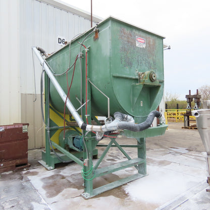 Paul O. Abbe 165CU FT Ribbon Mixer Blender Stainless 30HP 3PH W/ MAC Dust Filter