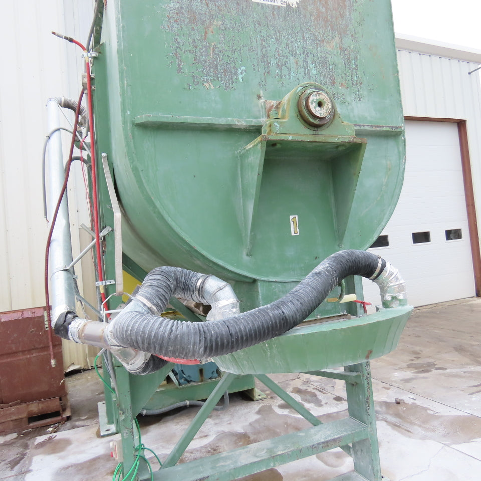 Paul O. Abbe 165CU FT Ribbon Mixer Blender Stainless 30HP 3PH W/ MAC Dust Filter