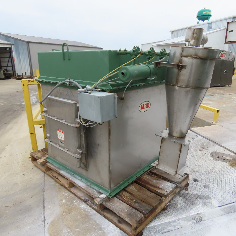 Paul O. Abbe 165CU FT Ribbon Mixer Blender Stainless 30HP 3PH W/ MAC Dust Filter