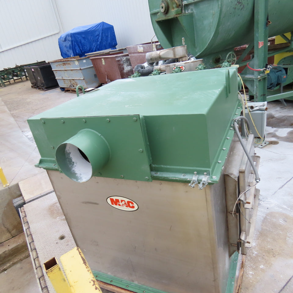 Paul O. Abbe 165CU FT Ribbon Mixer Blender Stainless 30HP 3PH W/ MAC Dust Filter