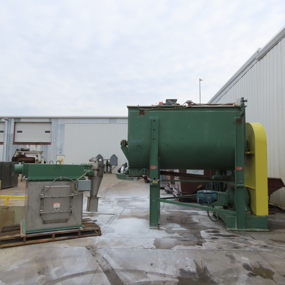 Paul O. Abbe 165CU FT Ribbon Mixer Blender Stainless 30HP 3PH W/ MAC Dust Filter