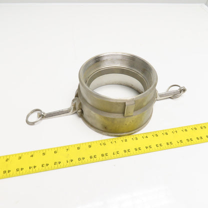 PT Coupling 60-D 6" Female Cam and Groove Coupler x Female NPT