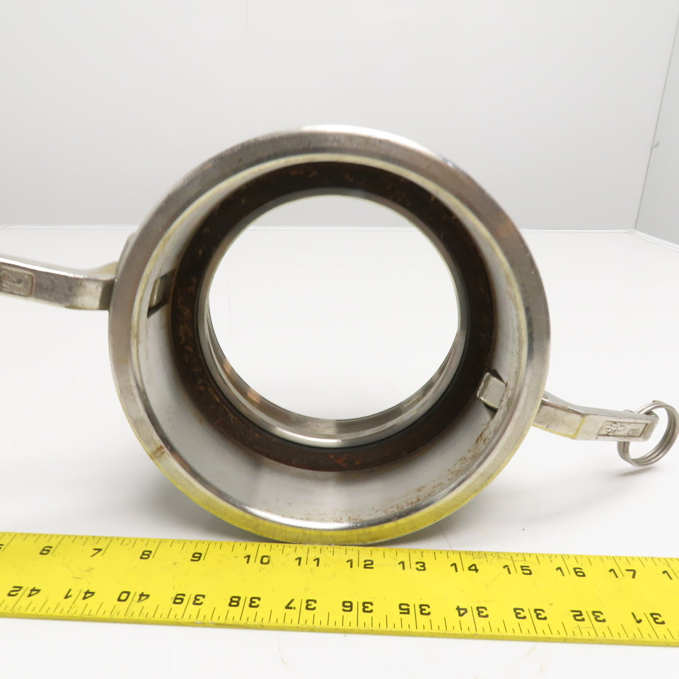 PT Coupling 60-D 6" Female Cam and Groove Coupler x Female NPT