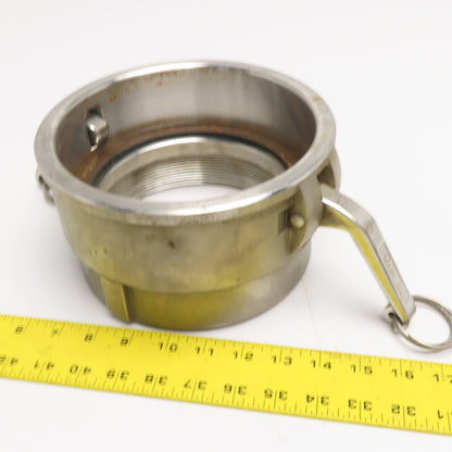 PT Coupling 60-D 6" Female Cam and Groove Coupler x Female NPT
