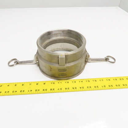 PT Coupling 60-D 6" Female Cam and Groove Coupler x Female NPT