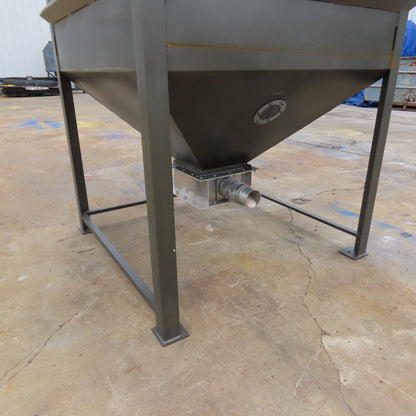 NBE 32-7SP-SB 190 Cu Ft Bulk Material Dry Storage Feed Surge Bin Hopper
